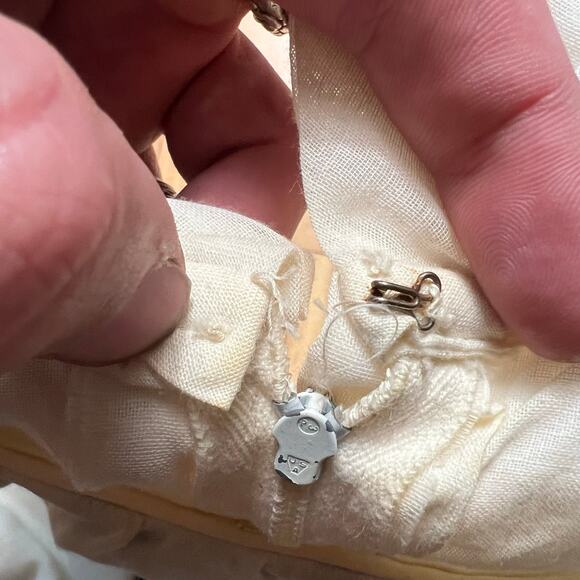 VINTAGE 60s Jody T Of California Skater Dress Size 4 Retro Polka Dot W/ Belt - Picture 5 of 8